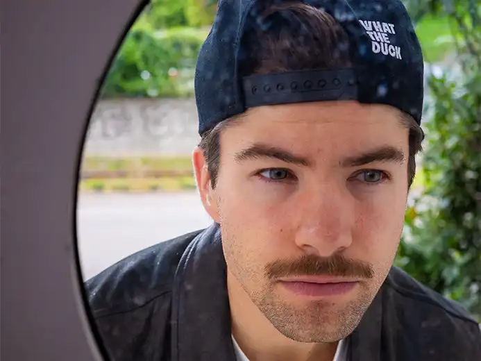 What the Duck cap front view blaenk studio