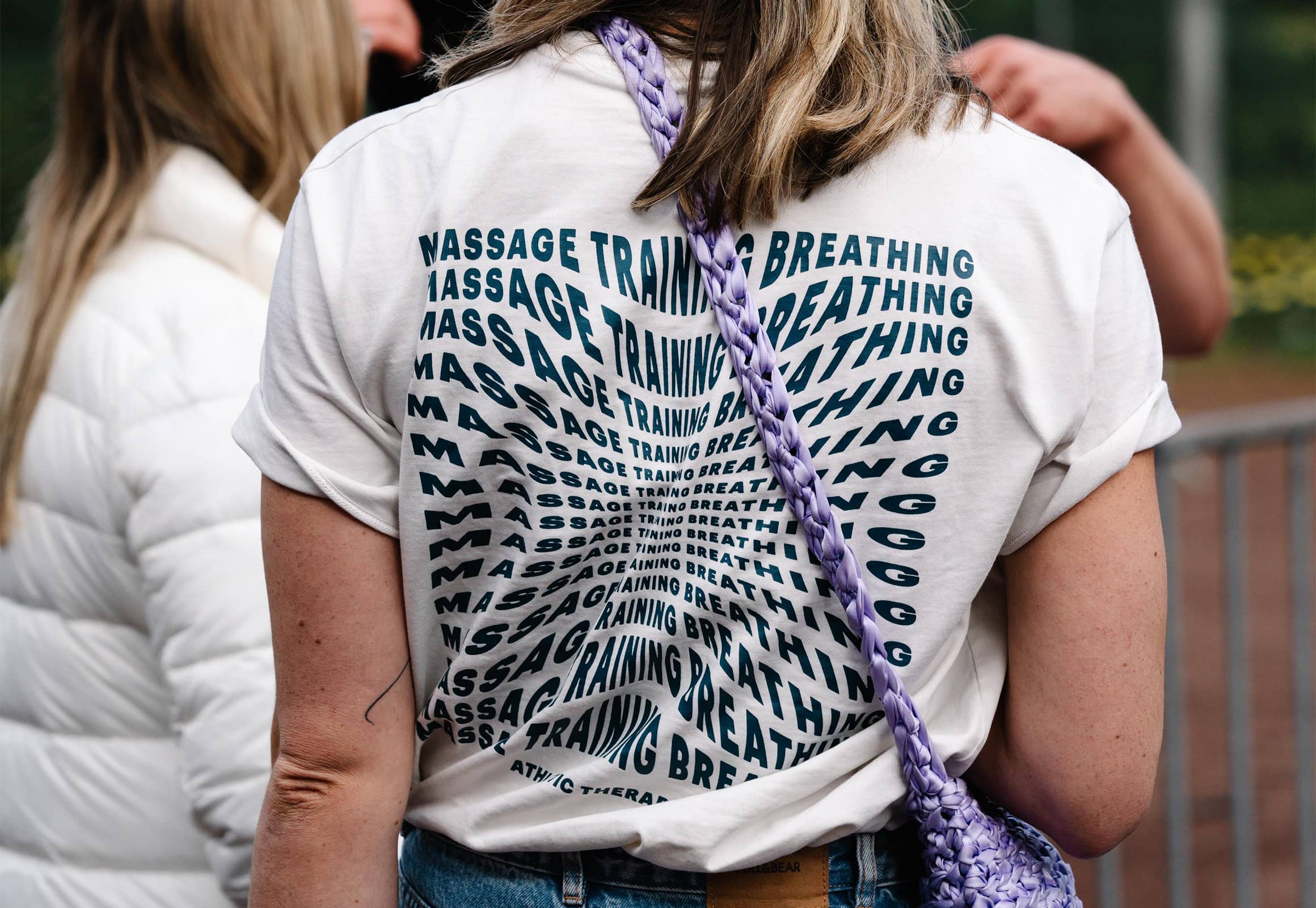 Athletic Therapy Stoff-Nahaufnahme blaenk studio