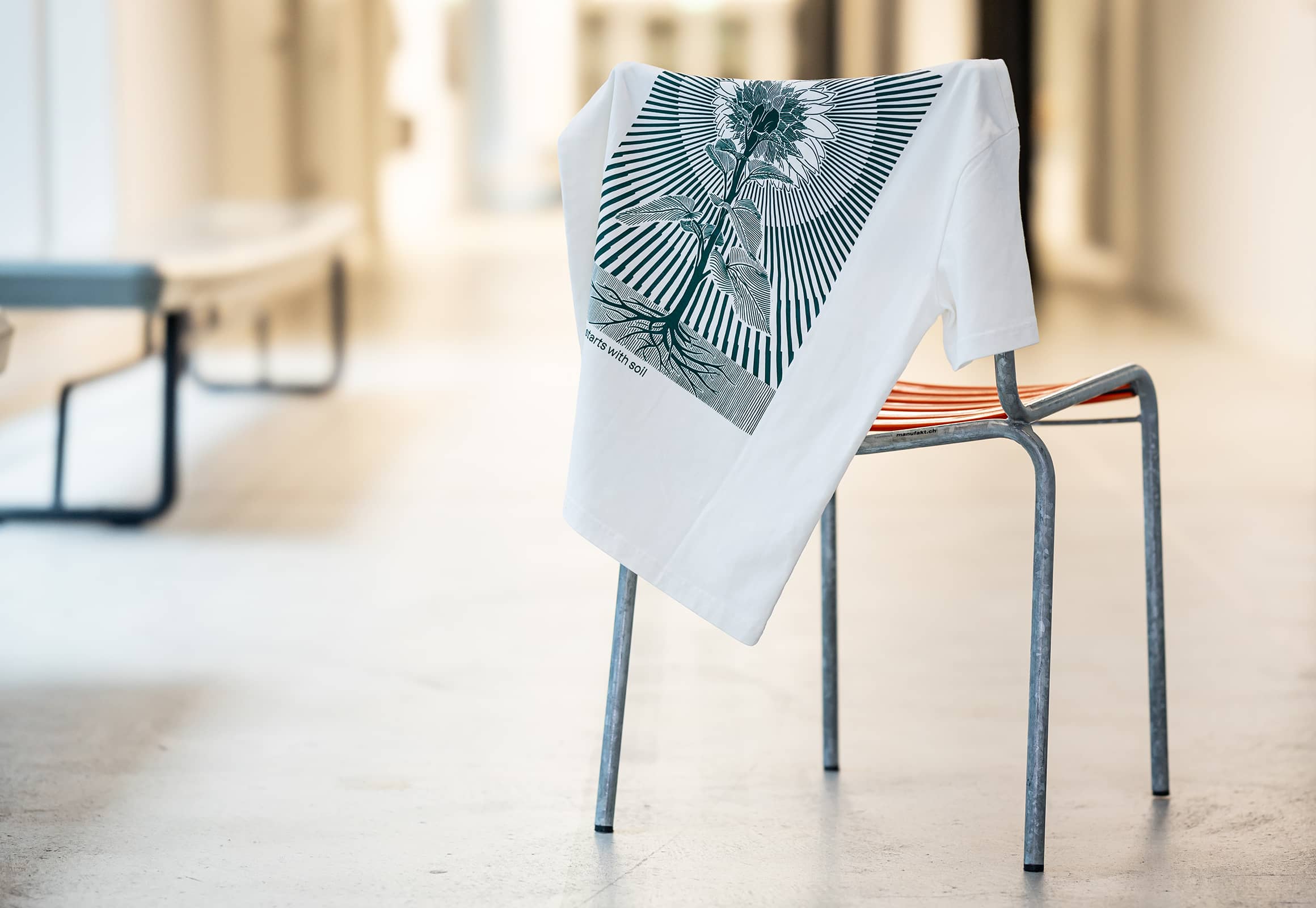 Klim individuelles Bio-Baumwoll-T-Shirt Siebdruck blaenk studio Zürich