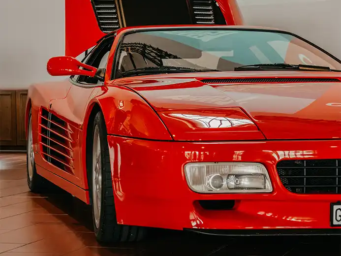 Road to Hell individuell bestickte Cap Liegestuhl Vintage-Car-Rally blaenk studio Zürich