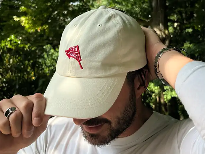 Road to Hell cap embroidery detail blaenk studio